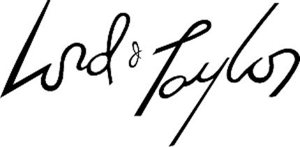 LORD & TAYLOR Graphic Logo Decal Customized Online